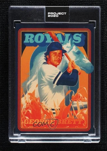 2020 Topps Project 2020 1975 Topps /3278 George Brett Matt Taylor #175 HOF