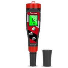 UIUZMAR Digital pH Meter pH TDS EC Meter for Hydroponic Solution Black