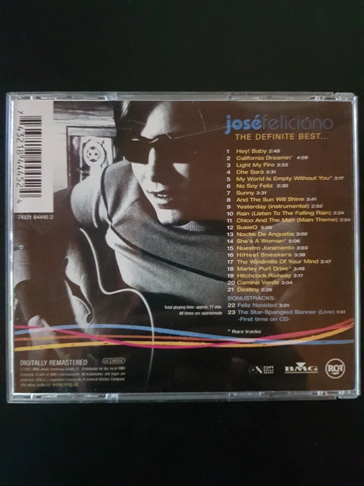 José Feliciano – The Definite Best... (CD, NM-) - Bild 2 von 3