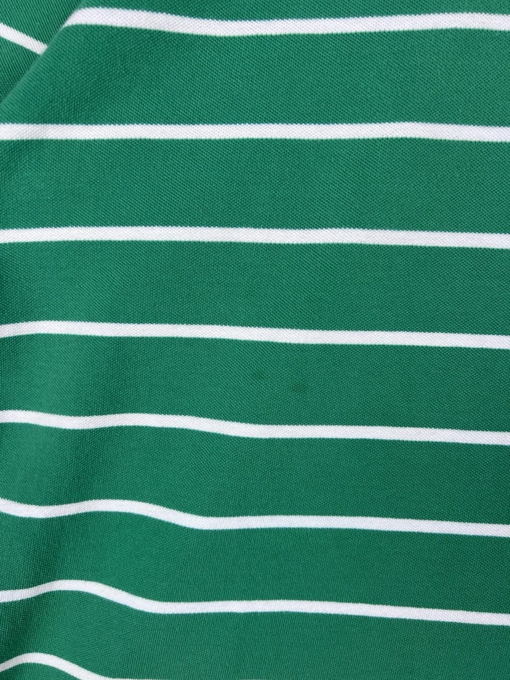 Ralph Lauren Polo Rugby Striped Polo Size 2XB Green White - Image 3 of 4