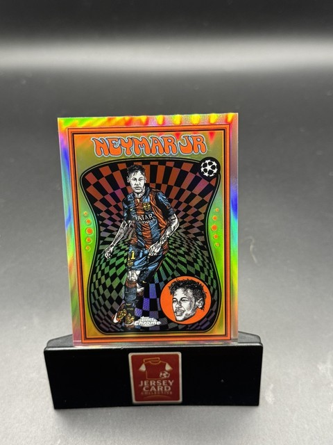 2025-26 Topps Chrome UCC Soccer Neymar Jr. Ultra Violet Allstars Case Hit SSP