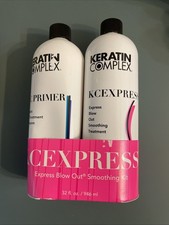 Keratin Complex KCEXPRESS Blow Out Smoothing Treatment and Shampoo 16 oz Each 