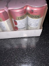 Twinings Refresh Raspberry &Lemon Flavoured Sparkling Tea 24 cans 250ml BB 02/26