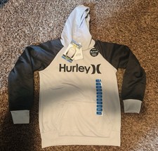 Hurley Boys Pull Over H2O-DRI Hoodie In Size 10/12 NWT