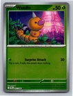 Weedle 001/086 Common Chaos Rising Pokemon Reverse Holo Near Mint