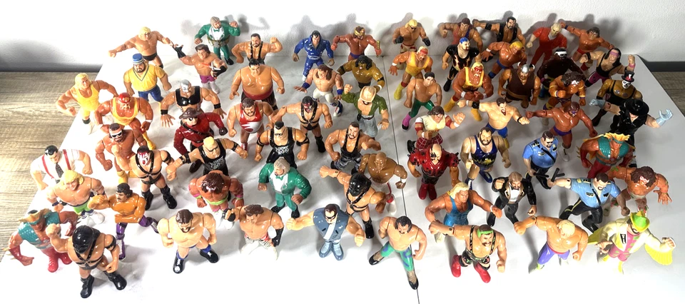 WWF WRESTLING HASBRO LOTTO VARI PERSONAGGI TITAN SPORTS ANNI 90 VINTAGE - Immagine 2 di 2