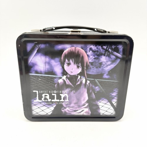 Vintage 1998 Serial Experiments Lain Limited Edition Metal Tin Lunch Box