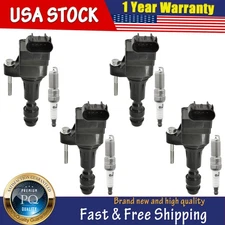 4X Ignition Coil and Iridium Spark Plugs for Chevrolet Cobalt HHR 2.2L 2.4L