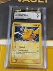 CGC 9 Pikachu 60/106 EX Emerald 2005 Pokémon Non Holo Mint Graded Slab Not PSA
