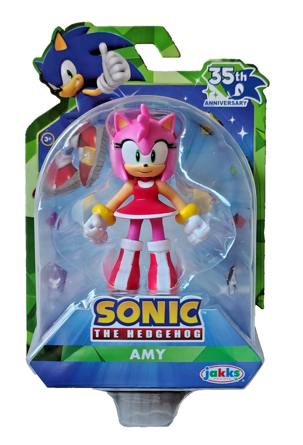 Jakks Pacific Sonic The Hedgehog 35th Anniversary AMY 2.5" Mini Figure NEW 2025