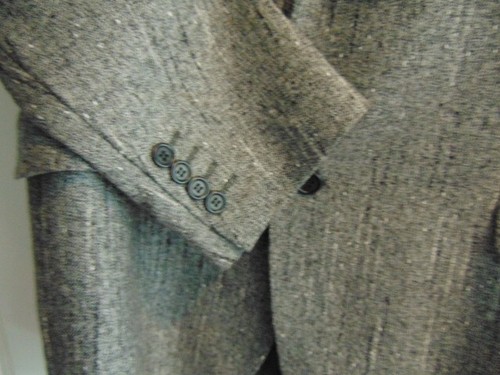 CHAQUETA DE LANA NUEVA DE DISEÑADOR ITALIANO "MESSORI". HECHO EN ITALIA. EU TALLA-60 - Imagen 2 de 5