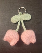 Cute handmade flower keychain.