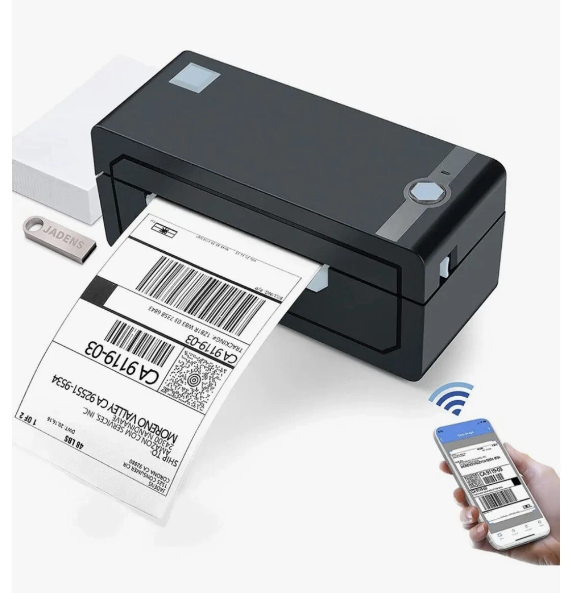 Shipping Label Printer Bluetooth Print for Main Shipping Company 268BT —  JADENS