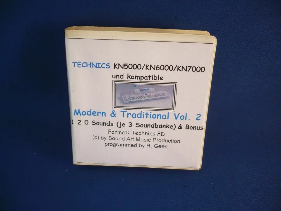 Technics Keyboards KN5000/KN6000/KN7000 und kompatible - 120 Sounds/Disk Vol.2!