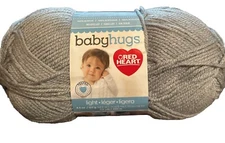 Red Heart Light Baby Hugs Thread Ball, 5mm, Dolphin, 4.5 Oz/318 Yds