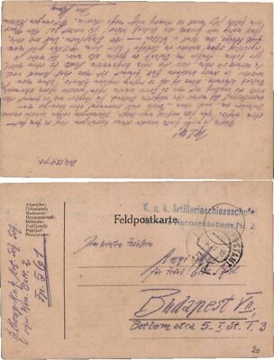 68970,K.K. Feldpost Artillerieschiessschule FP 56