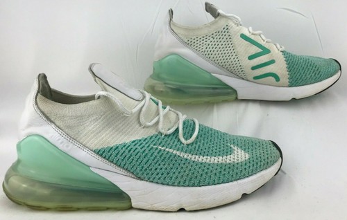 Women's NIKE AIR MAX 270 FLYKNIT WHITE 
