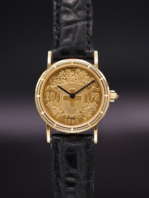 Corum Twenty Swiss Franc 1930 Coin Yellow Gold Pre-Owned Watch