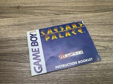 Thumbnail of ebay&reg; auction 167110916279 | Nintendo GameBoy - Caesars Palace - Spielanleitung