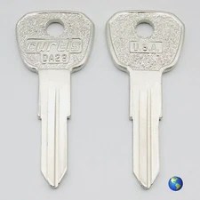DA29 Key Blanks for Various Models by Daewoo and Datsun (2 Keys)