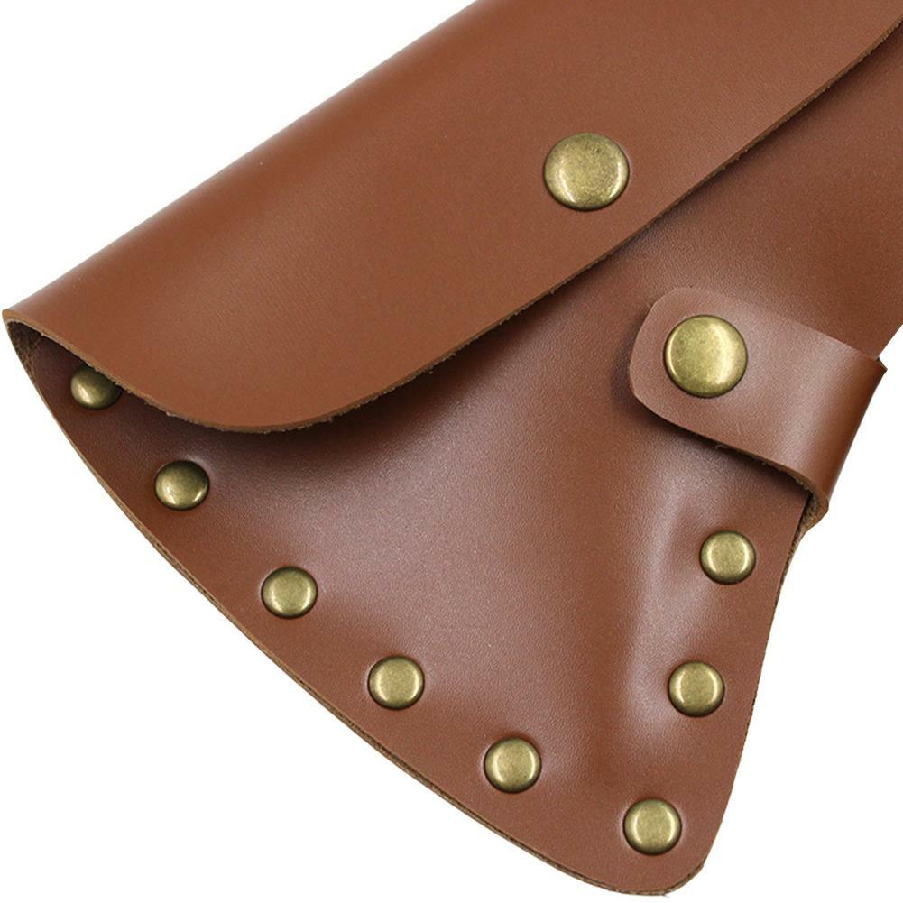 Adjustable Leather Hatchet Cover – Full Grain Leather Sheath For Camping, Outdoor Work & Protection - View #11