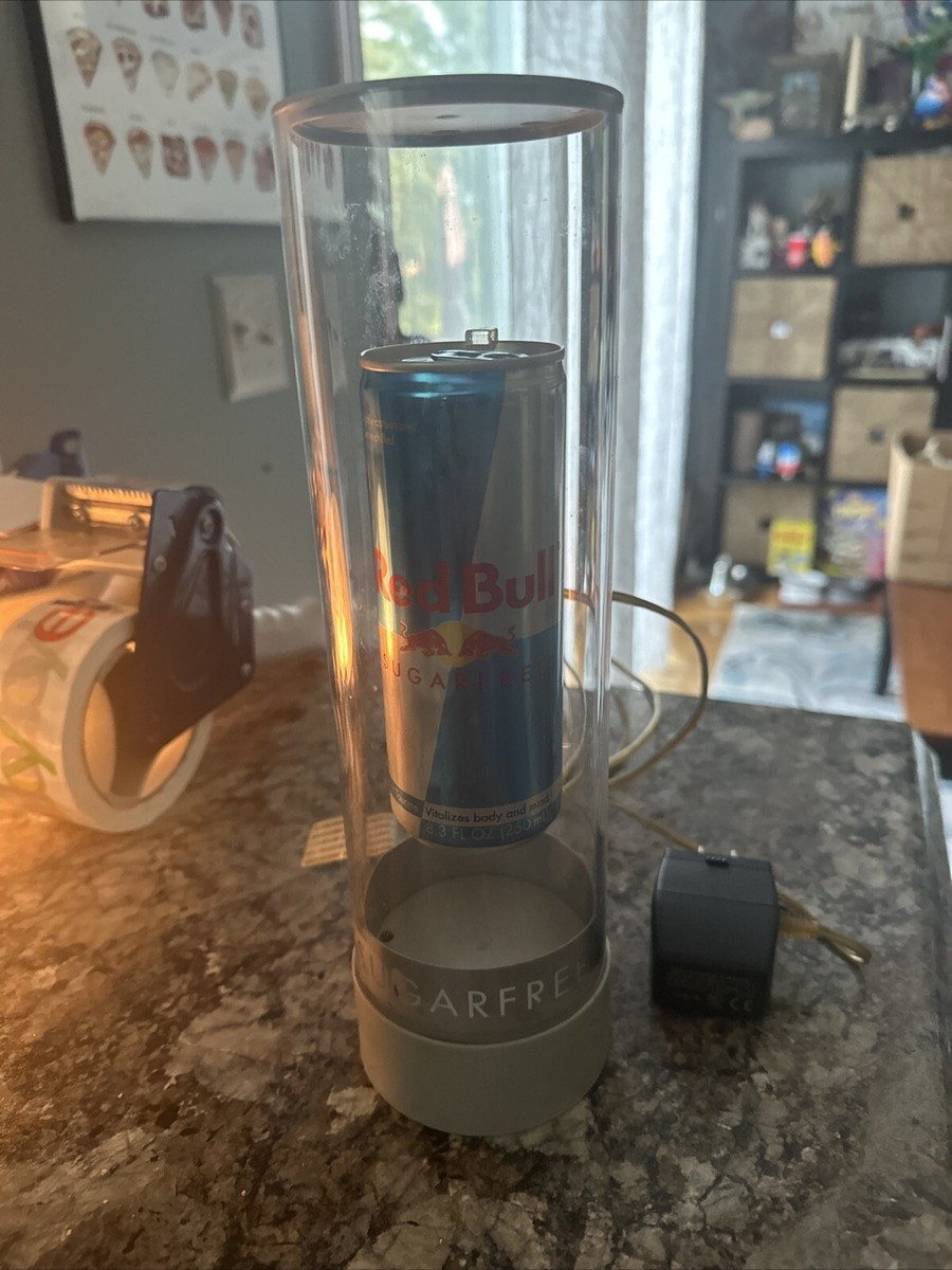 Vintage 2003 Sugar Free Redbull Red Bull Can Lighted Dealer