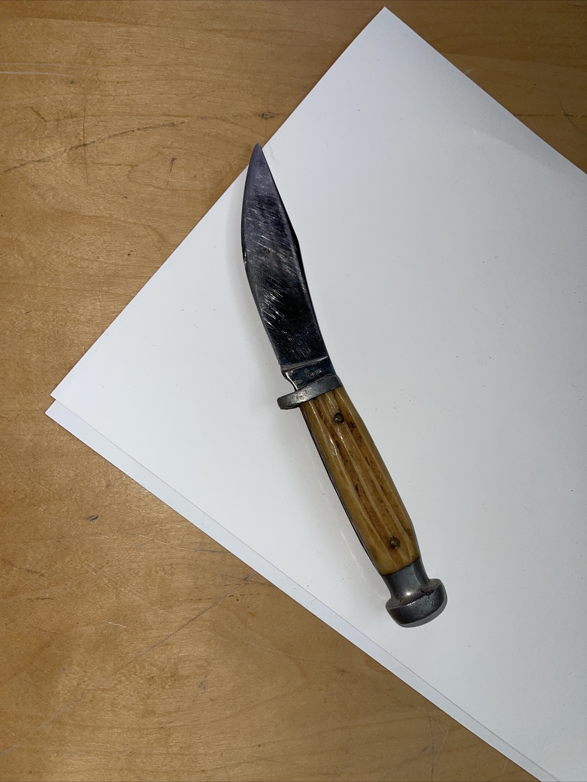 Vintage Q Steel Knife eBay