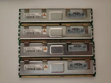 HYS72T128420HFN-3S-A 1GB Server RAM Memory LOT OF 4 DDR2 SDRAM 4GB Total