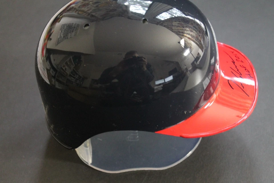 Tom Glavine HOF Atlanta Braves NY Mets Signed Autographed Mini Helmet JSA - Image 4 of 4