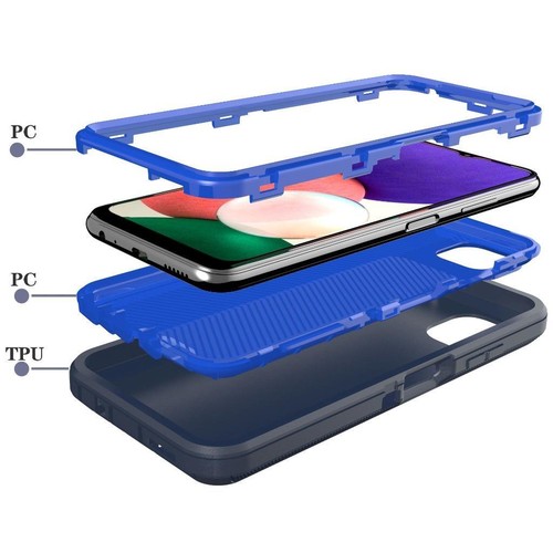 For Samsung Galaxy A22 5G Armor Case Belt Clip Fit Otterbox / Screen Protector - Afbeelding 6 van 17