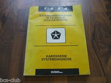 #J001 CHRYSLER JEEP DODGE EAGLE 1994 Diagnose CCD-Datenbus WERKSTATT HANDBUCH