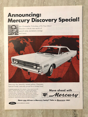 1966 Mercury Discovery Special 2-Door Ford Lincoln-Mercury Division Vtg Print Ad