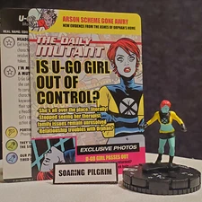 U-GO GIRL - 013 Common Deadpool & X-Force Heroclix Set #13 + Headline