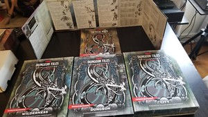Dungeons & Dragons Reincarnated DM Screen Maps City Wilderness Dunegon tiles D&D