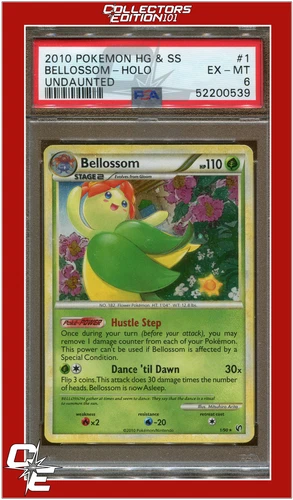 Undaunted 1 Bellossom Holo PSA 6