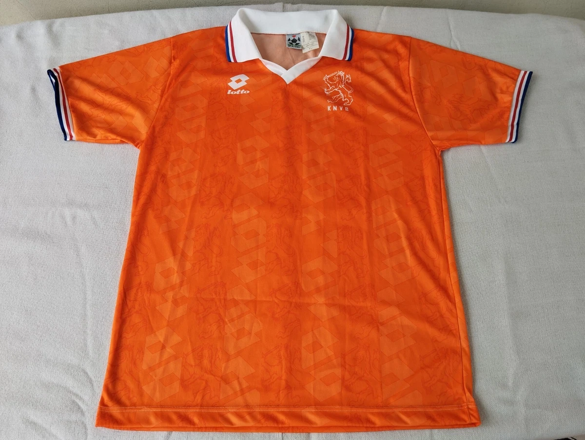 Maillot De Football Vintage Pays-Bas 1994 – Coupe Du Monde – Domicile – Taille L – Lotto
