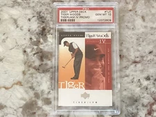 Tiger Woods Rookie PSA 10 2001 Upper Deck TigerJam IV Promo #TJ1. Few For Sale