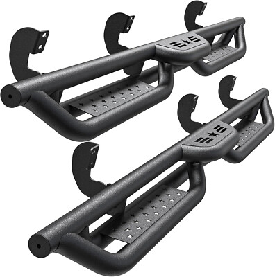 Armor Running Boards for 2005-2025 Nissan Frontier Crew Cab Side Steps Nerf Bars