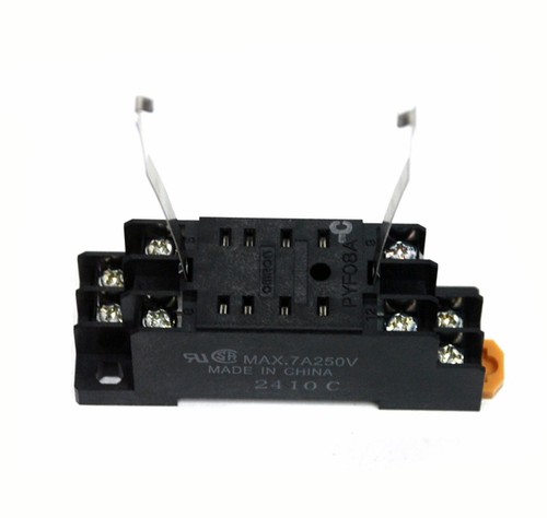 15er Set OMRON Relaissockel PYF08A-C PYF08A + FM-4 ANLY Relaisklemme für AMY-2 H3Y-2 - Bild 3 von 12