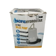 NOS* Pacific Hydrostar 12 Volt Bilge Pump - 1000 Gph - Fresh/Salt Water - 66095