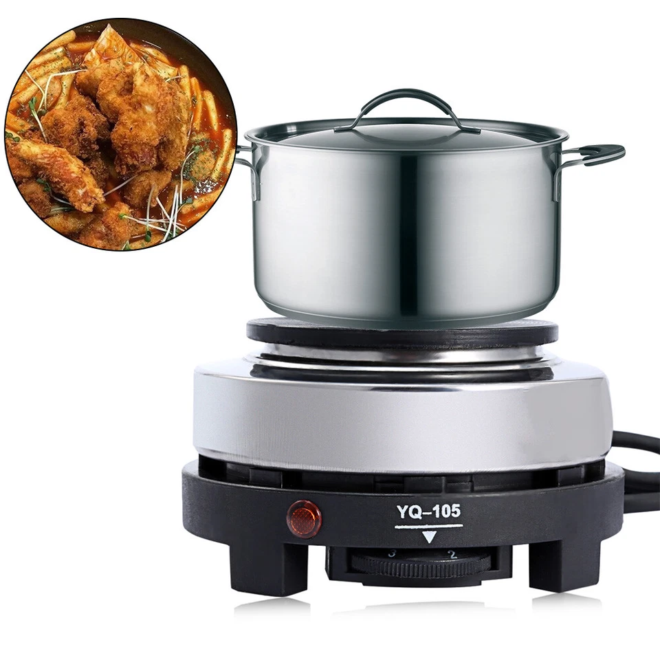 500W Mini Electric Heater Stove Hot Cooker Plate Milk Water Coffee Heating Stove - image 4 of 4