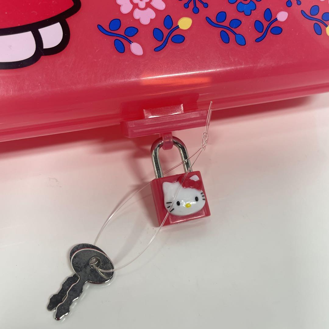 Sanrio Vintage Hello Kitty Locking Storage Box 2001 Rare