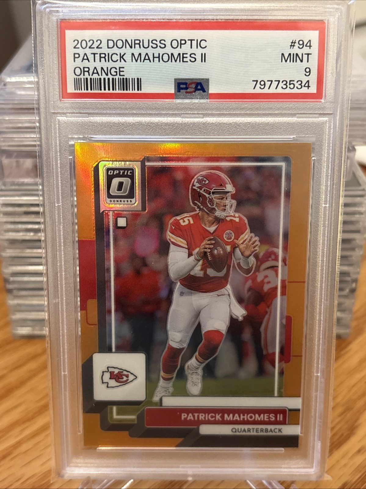 2022 Panini Donruss Optic - Patrick Mahomes II #94 Orange Prizm /199