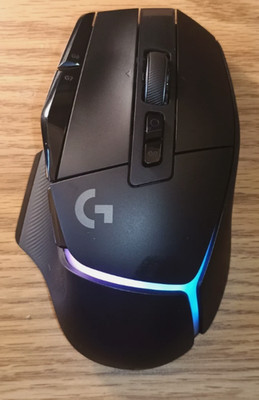 Logitech G502 X Plus Wireless Gaming Mouse - Black - Excellent - NO DONGLE