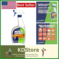 Mold Control Spray 32 oz EPA-Registered Bleach-Free Odorless Anti-Microbial S...