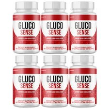 Glucosense Advanced Glycogen Pills, Gluco Sense Formula - 6 Bottles Official