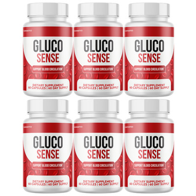 Glucosense Advanced Glycogen Pills, Gluco Sense Formula - 6 Bottles Official