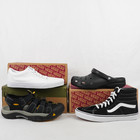 Crocs, Keen, and Vans Assorted Men's Casual Sneakers/Shoes - Us Size 11 Lot of 4