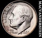 1960 Roosevelt Dime- Silver- Choice Gem Brilliant Uncirculated Luster #J5368