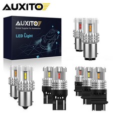 1157 Led Tail Stop Brake Turn Signal Light Bulbs 2057 2357 Bay15d Bright Red Kit